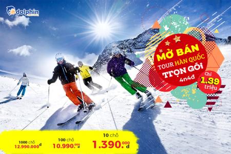 Dolphin Tour Chi nhánh HCM mở bán Tour Hàn Quốc Siêu khuyến mại