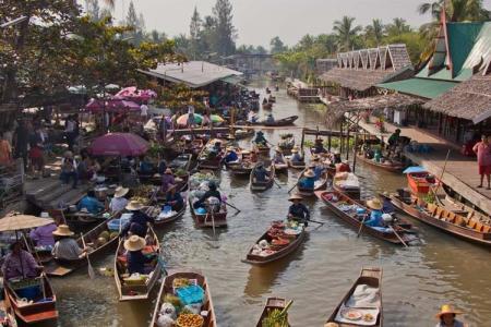 Các Chợ Nổi Thú Vị Nhất Bangkok Thái Lan
