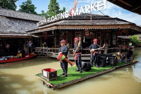 Khám Phá Chợ Nổi Bốn Miền Nổi Tiếng Ở Pattaya Thái Lan