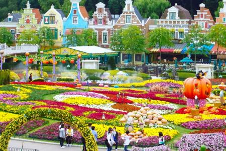 Du Lịch Vòng Quanh Thế Giới Tại Everland Hàn Quốc