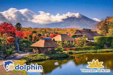 TOKYO – NÚI PHÚ SĨ – YOKOHAMA bay Vietnam Airlines khởi hành từ Hà Nội