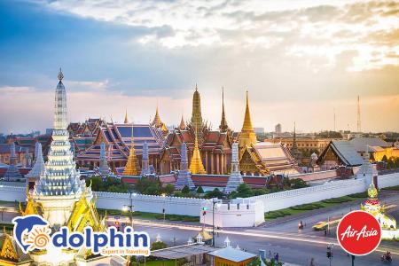 Du lịch Thái Lan: Bangkok - Pattaya 5N4Đ bay Air Asia khởi hành từ Hà Nội