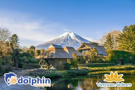 Nhật Bản mùa lá đỏ: Tokyo - Núi Fuji -Yokohama 4N3Đ bay Vietnam Airlines Khuyến mại khởi hành từ Hà Nội