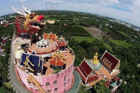 Ghé Thăm Đền Rồng Uốn Lượn Wat Sampran – Biểu Tượng Văn Hóa Thái