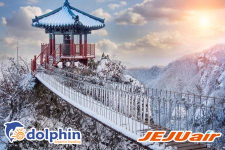 Du lịch Mùa Đông Hàn Quốc: Seoul – Nami – Lotte World - Trượt tuyết mùa đông bay Jeju Air khởi hành từ Hà Nội