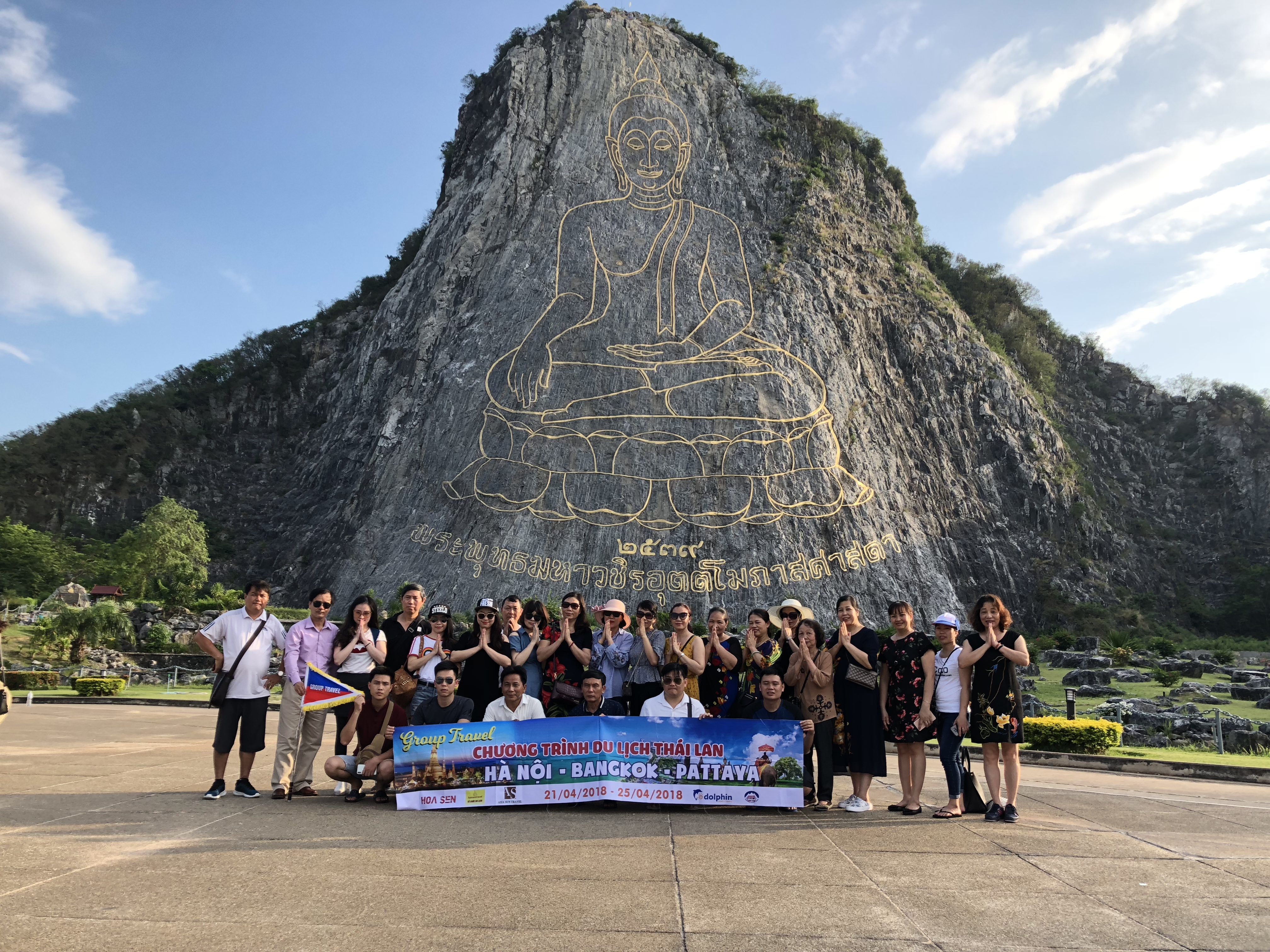 Hình ảnh đoàn du lịch Thái Lan 21/04/2018 khởi hành HN 