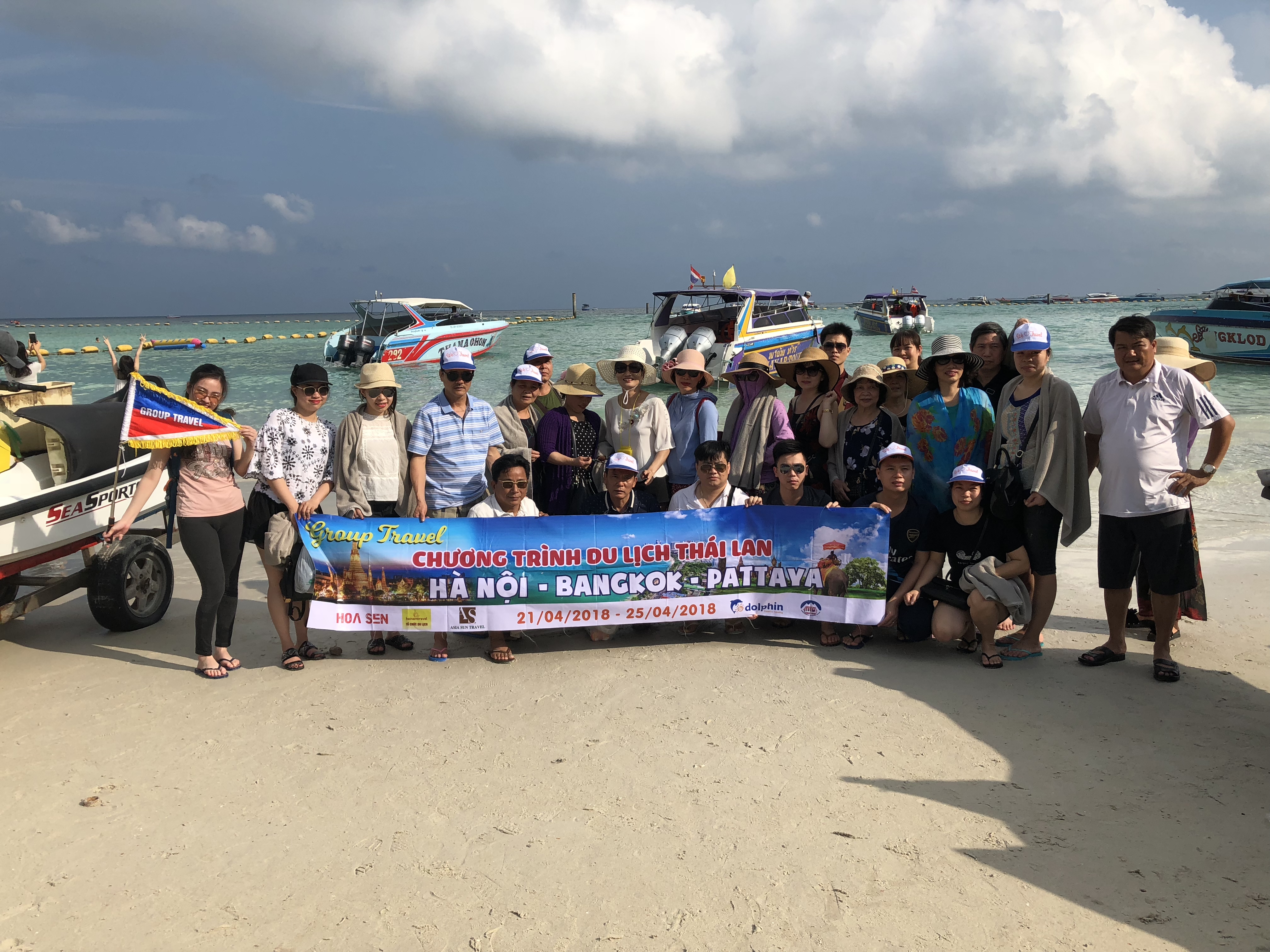 Hình ảnh đoàn du lịch Thái Lan 21/04/2018 khởi hành HN 