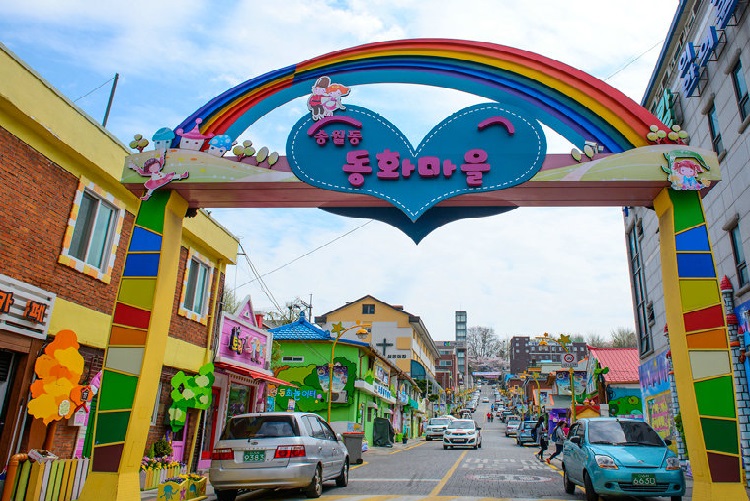 Lạc Vào Thế Giới Cổ Tích Tại Ngôi Làng Songwol-dong Hàn Quốc