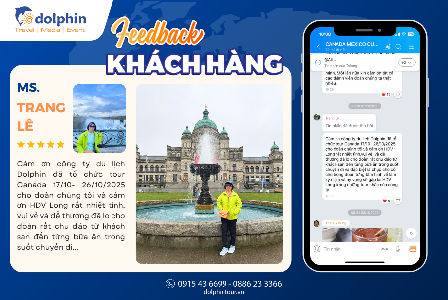 Cô Trang Lê - Tour Canada