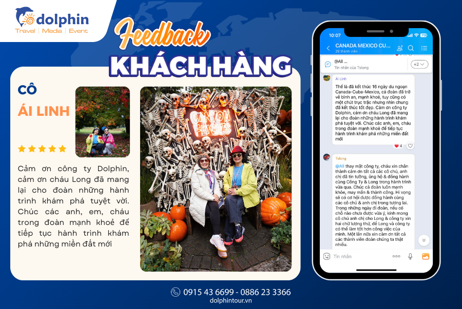 Cô Ái Linh - Tour Canada