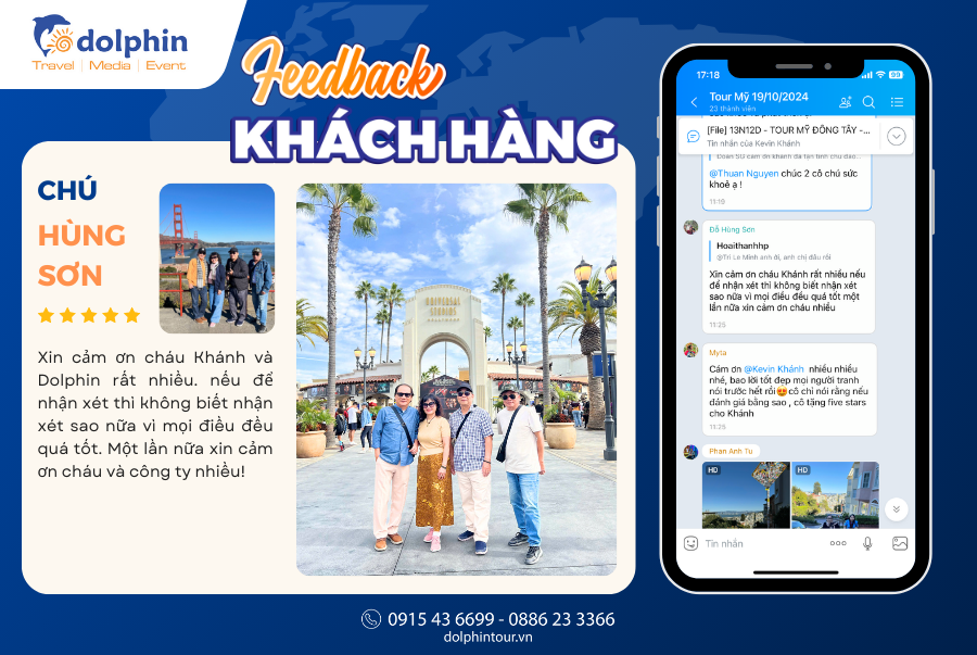 Chú Hùng Sơn - Tour Mỹ