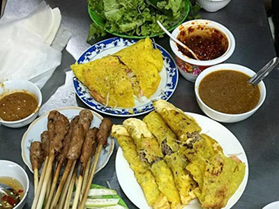 Địa điểm quán bánh xèo trong hẻm nức tiếng Đà Nẵng